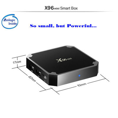 OTT Android TV Box X96mini Android 7.1 Quad Core RAM 1GB + 8GB Android TV Box กล่องสมาร์ททีวี WiFi 4K 3D Media Player