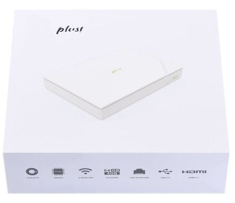 ARM Cortex A55 OTT Android TV Box Media Player กล่อง Amlogic S905x4 Quad Core