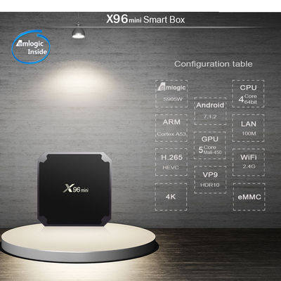 Wifi คู่ Neflix สมาร์ท Android X96mini กล่องทีวี Full HD 1080p 4K 8K 2GB 8GB 16GB 4GB 32GB