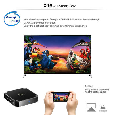 Wifi คู่ Neflix สมาร์ท Android X96mini กล่องทีวี Full HD 1080p 4K 8K 2GB 8GB 16GB 4GB 32GB