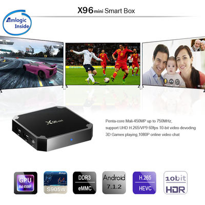 Wifi คู่ Neflix สมาร์ท Android X96mini กล่องทีวี Full HD 1080p 4K 8K 2GB 8GB 16GB 4GB 32GB
