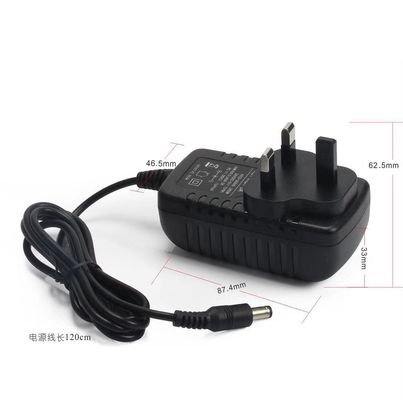 อะแดปเตอร์ไฟ AC DC 9v ของสหภาพยุโรป 1A 2A 24w 2000ma 12v PSU พาวเวอร์ซัพพลาย