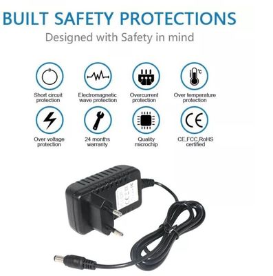 อะแดปเตอร์สวิตช์ AC DC ที่มีการควบคุม 12v 2A 2 แอมป์พาวเวอร์ซัพพลายเครื่อง POS