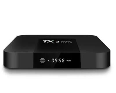 Android Smart Amlogic S905x3 กล่องทีวี Android มินิ 2G 16G 4K H.265 2.4G Streamer ตัวรับ