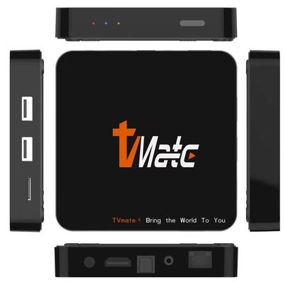 เครื่องเล่น OTT Android 7.1 RK3328 TV Box 2G + 16G พร้อมเครื่องเล่นมัลติมีเดีย Quad Core 2.4G Wifi