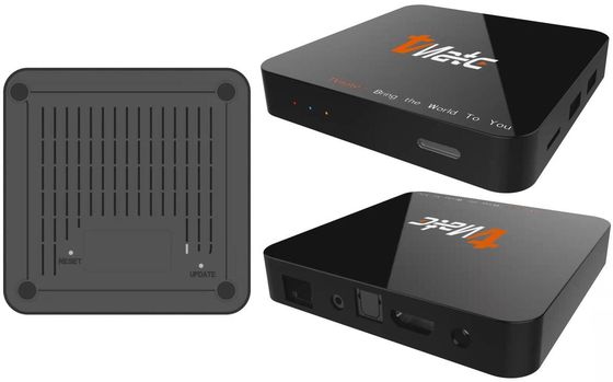 เครื่องเล่น OTT Android 7.1 RK3328 TV Box 2G + 16G พร้อมเครื่องเล่นมัลติมีเดีย Quad Core 2.4G Wifi