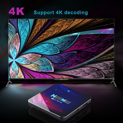 Dual Wifi BT H96 Max Ultra Hd Tv Box Rk3318 Android เครื่องเล่นมัลติมีเดียอัจฉริยะ