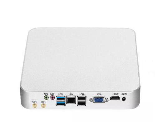 Ce-Leron 3205U I5 4200Y 4200U มินิเวิร์กสเตชันพีซีระบบคอมพิวเตอร์อุตสาหกรรม DDR3L MSATA 4GB 64GB