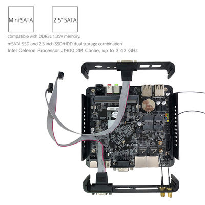 4 Gigabit Ethernet Desktop Mini Workstation PC N2830 RJ45 In-Tel I211AT NIC เซิร์ฟเวอร์ Pfsense
