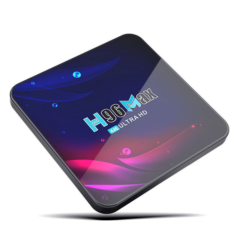Custom Rk3318 H96 ตั้งค่ากล่องด้านบนสูงสุด 4k Android 10.0 Quad Core H96max