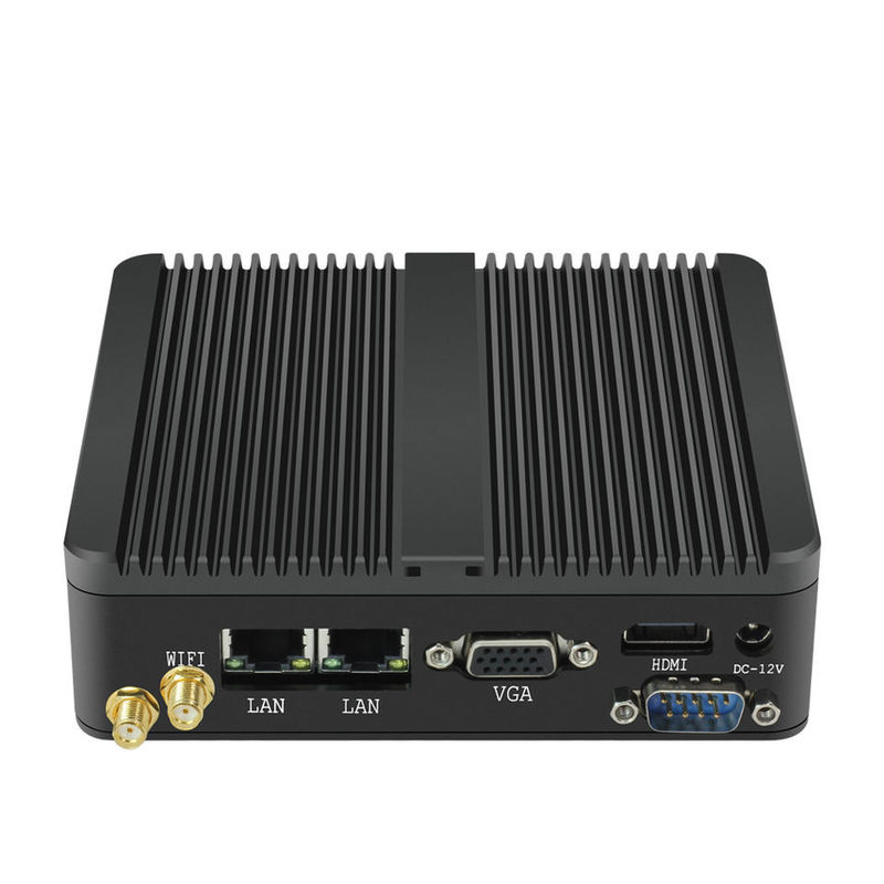 Dual Lan RS232 เดสก์ท็อปเวิร์กสเตชันอุตสาหกรรมพีซีคอมพิวเตอร์ J1900 Quad Core